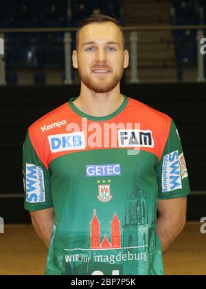 norwegischer Handballspieler Christian O`Sullivan, SC Magdeburg, Liqui Moly HBL, Handball-Bundesliga Saison 2019-20 Stockfoto